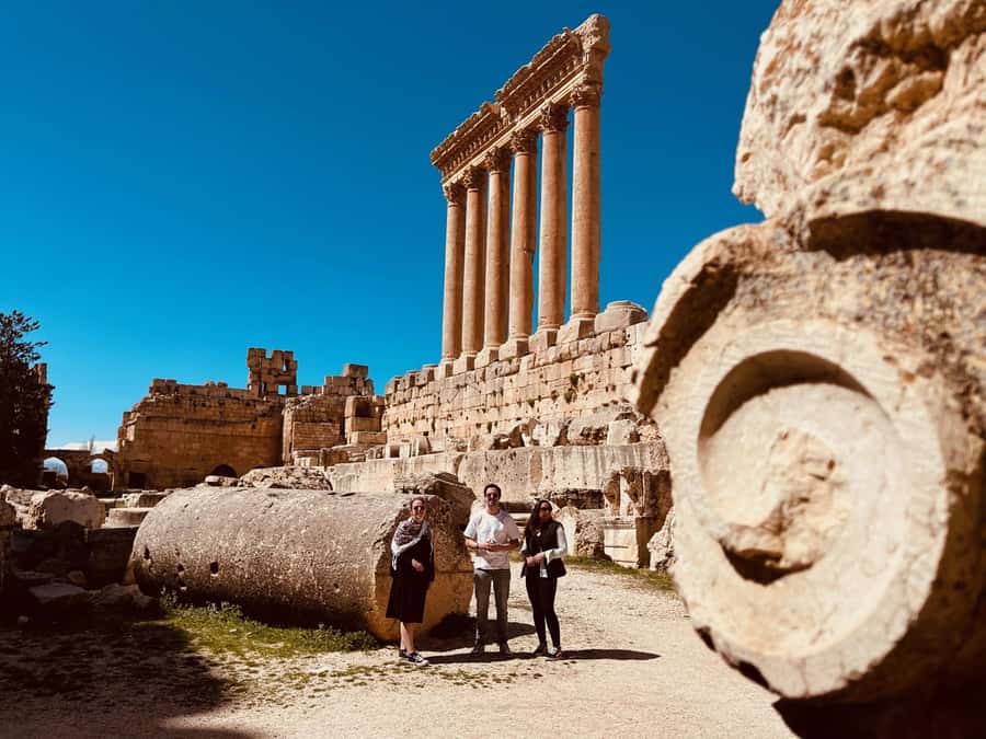 Baalbek Temples & Ksara Caves w/pick-up,guide, entries+lunch - A Lebanese brunch break in Zahlé