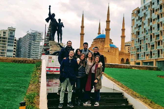 Beirut Walking Tour - Discover Beirut by foot - The Mohammad Al-Amin Mosque and Al-Omari Grand Mosque