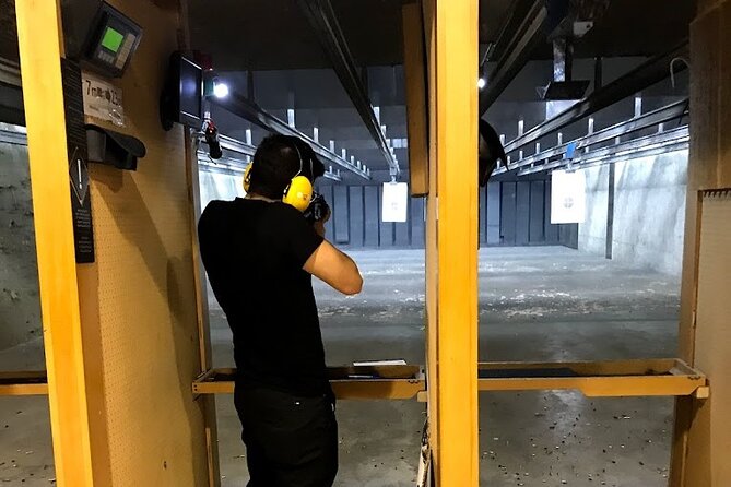 Indoor Shooting Range Activity in Beirut Lebanon - Inside the range: safety comes first