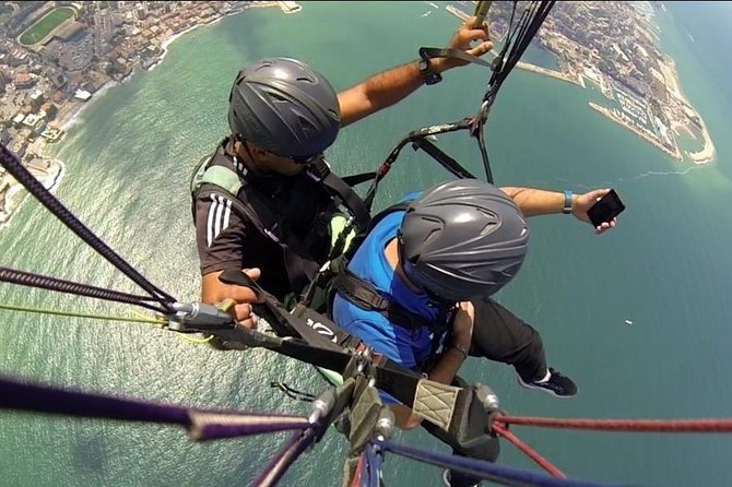 Paragliding Trip Over Jounieh bay - The launch and first moments in the air