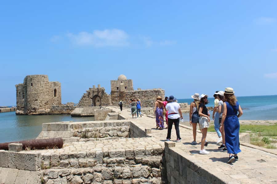 Sidon & Tyre Unesco Heritage w/pick-up, guide, entries+lunch - Sidon’s Crusader Castle and harbor views